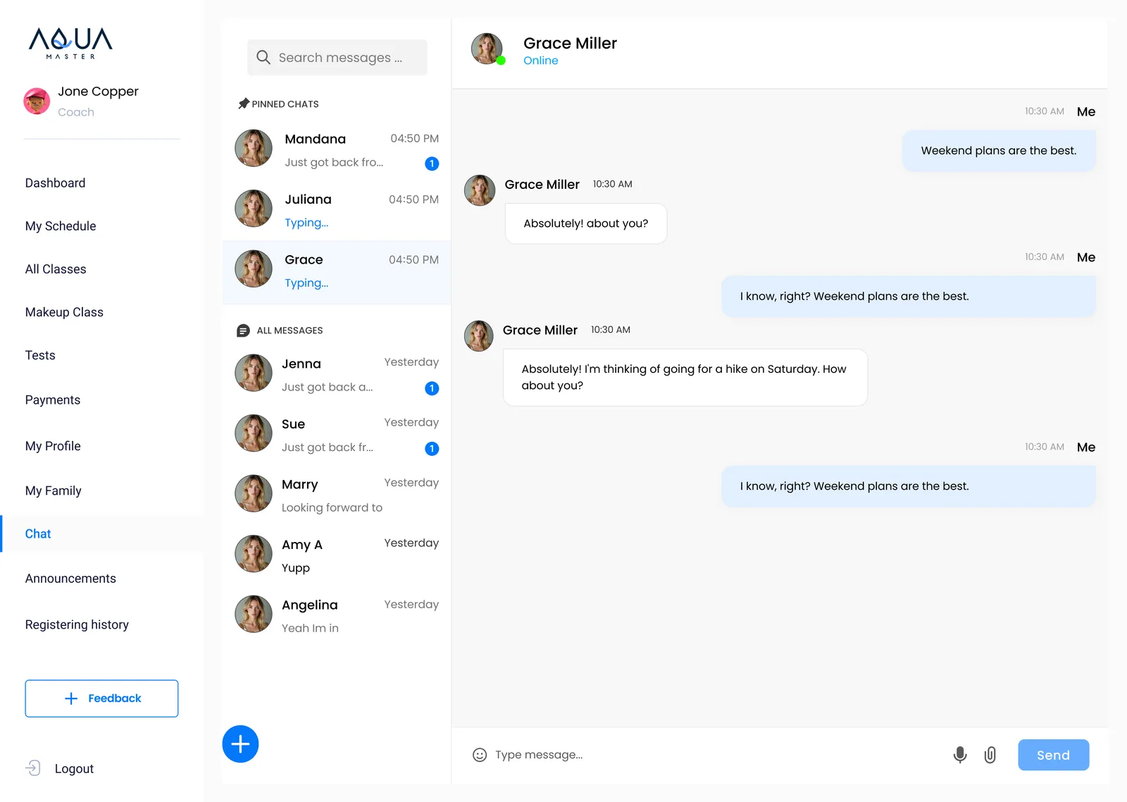 AquaMaster Registration and Management Platform — additional interface view