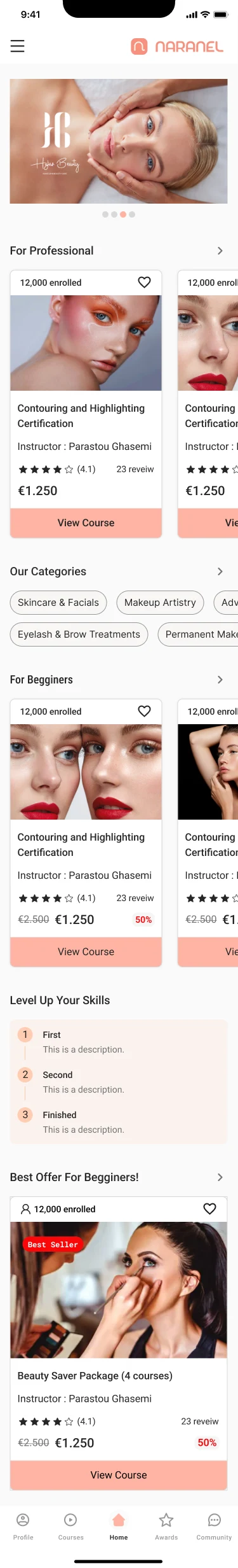 Naranel — Learning platform